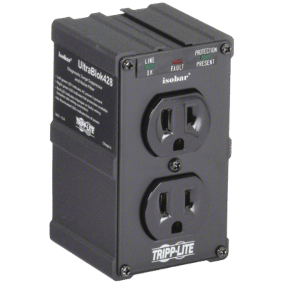 Supresor eléctrico 1410 Joules UltraBlock con filtro EMI/RFI Tripp Lite